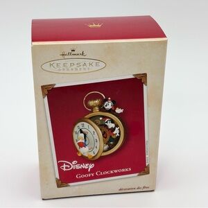 2002 Hallmark Keepsake Ornament Disney Goofy Clockworks